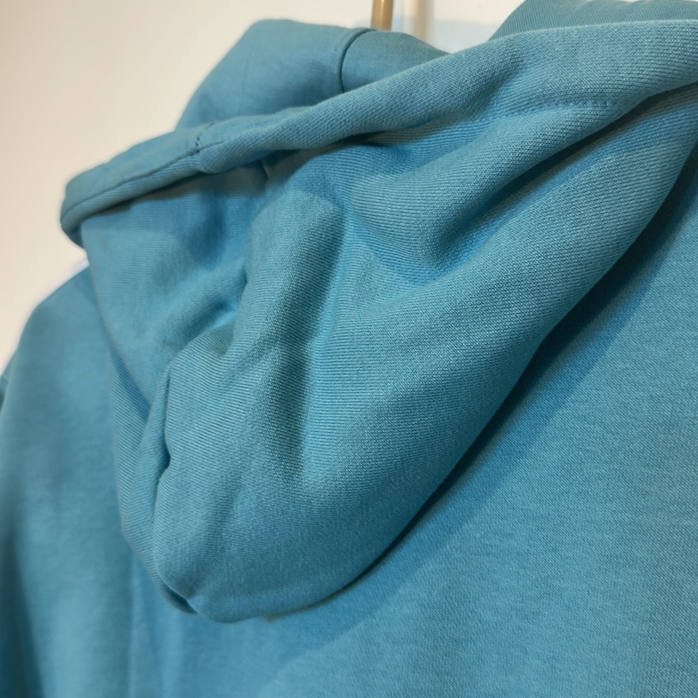 NWT Adidas men’s blue 3 striped hoodie size S - Picture 9 of 11